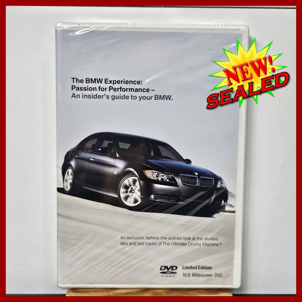 BMW Experience DVD Passion For Performance Limited Edition Sealed Guide Car‎